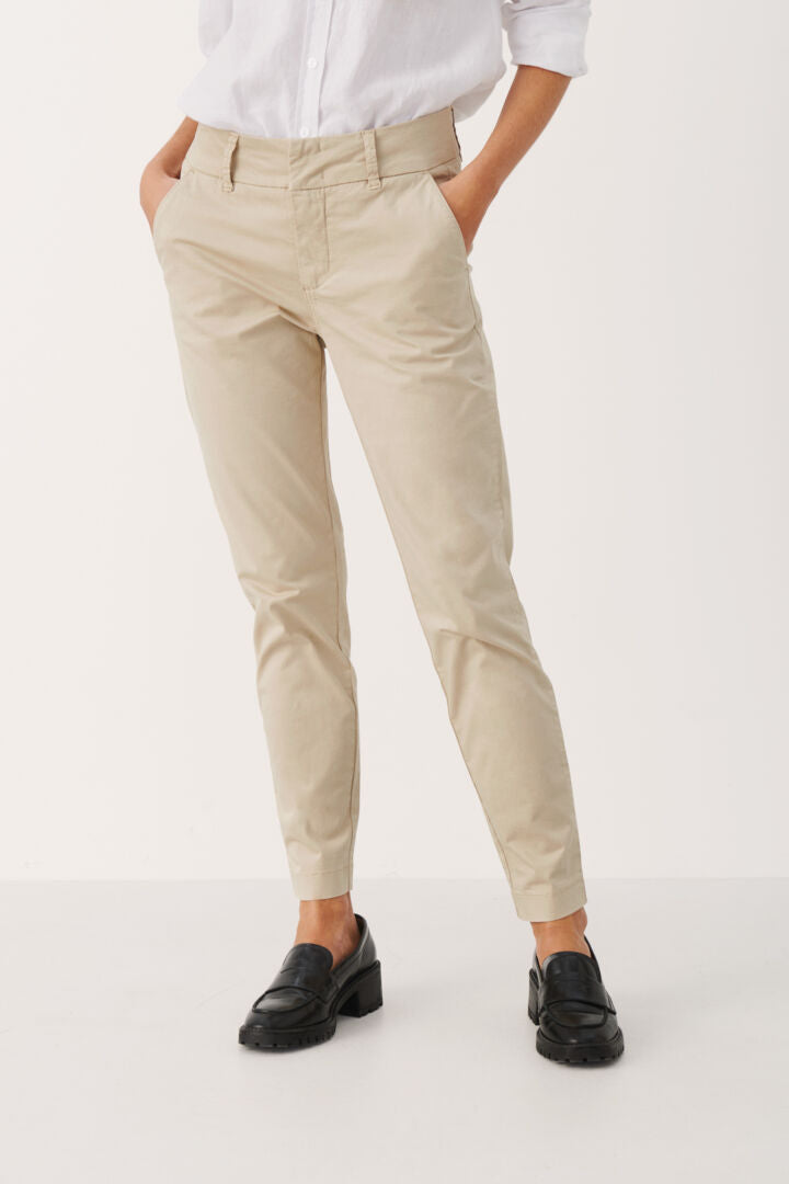 Pantalon chino hotsell taille haute