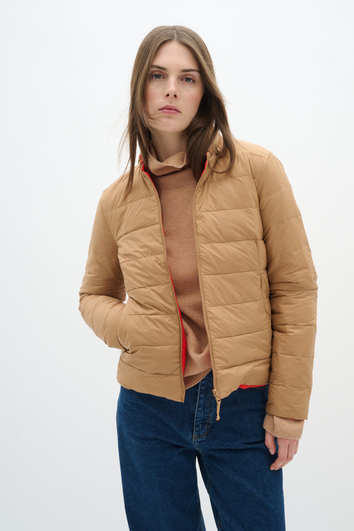 Manteau court réversible