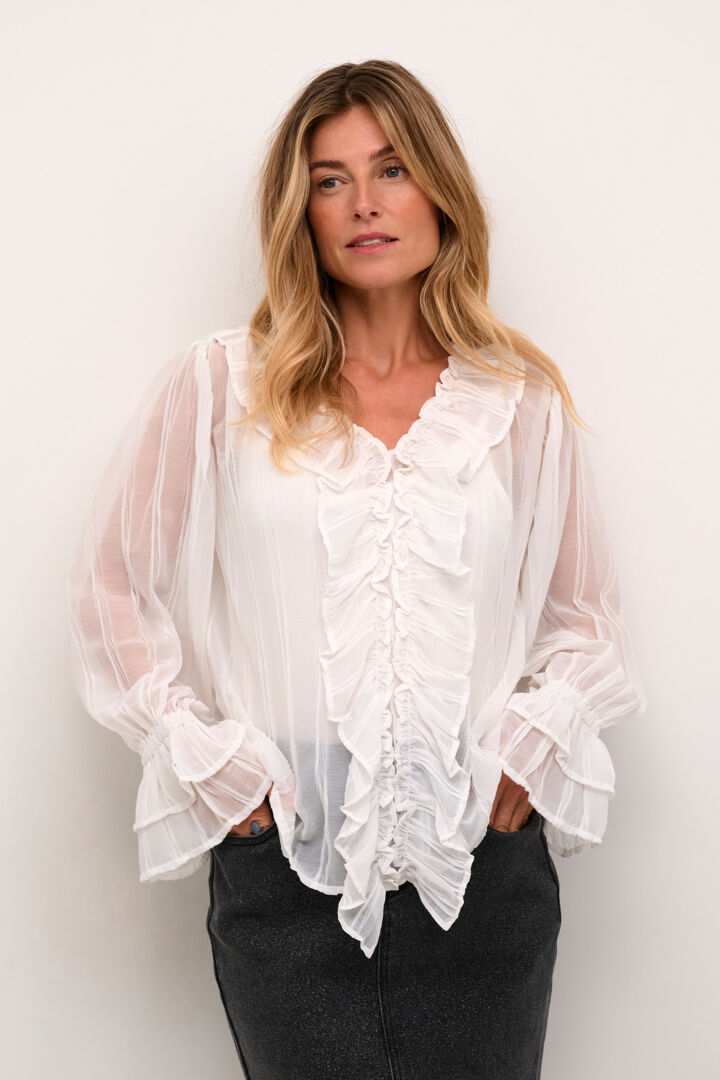 Blouse à volants