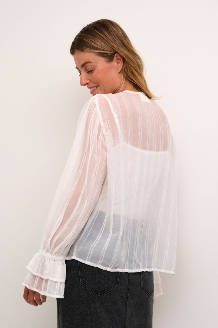 Blouse à volants