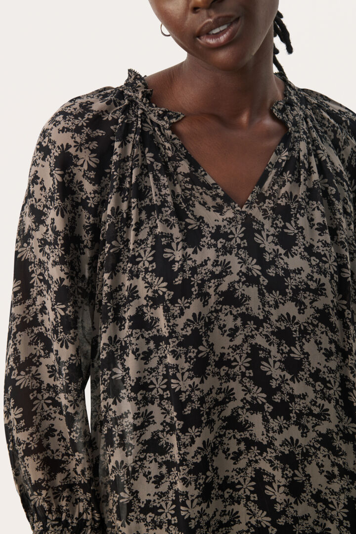 Blouse légère avec motifs