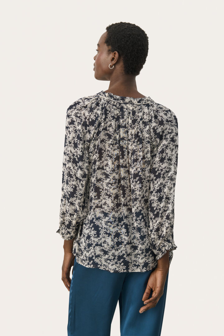 Blouse légère avec motifs