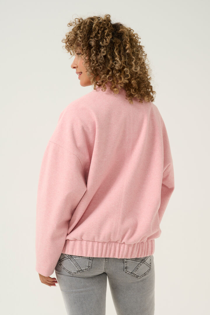 Blouson aviateur rose bonbon