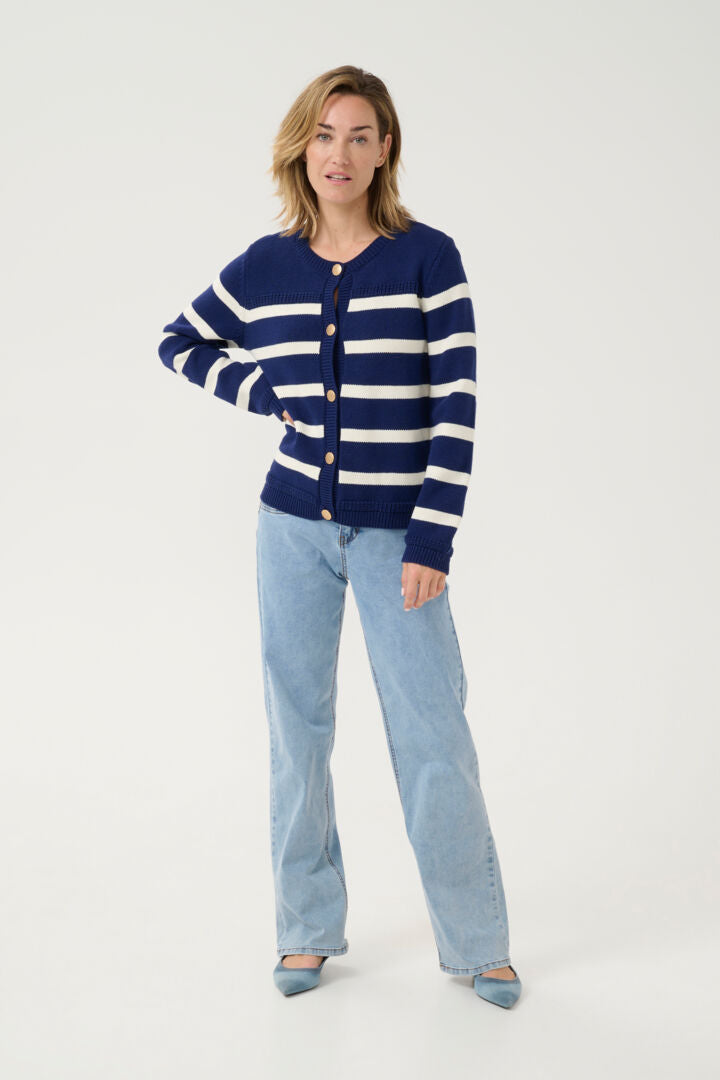 Cardigan au style maritime