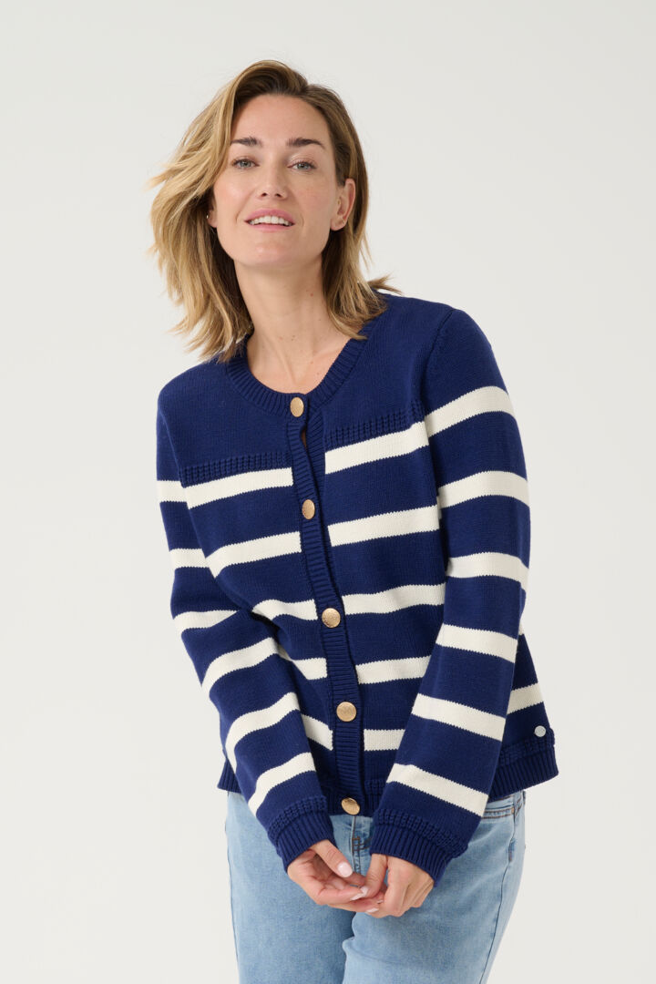 Cardigan au style maritime