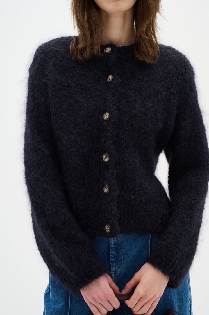 Cardigan en mohair