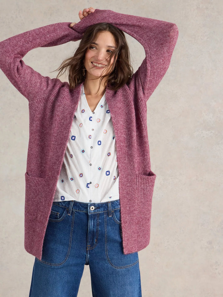 Cardigan en tricot délicat