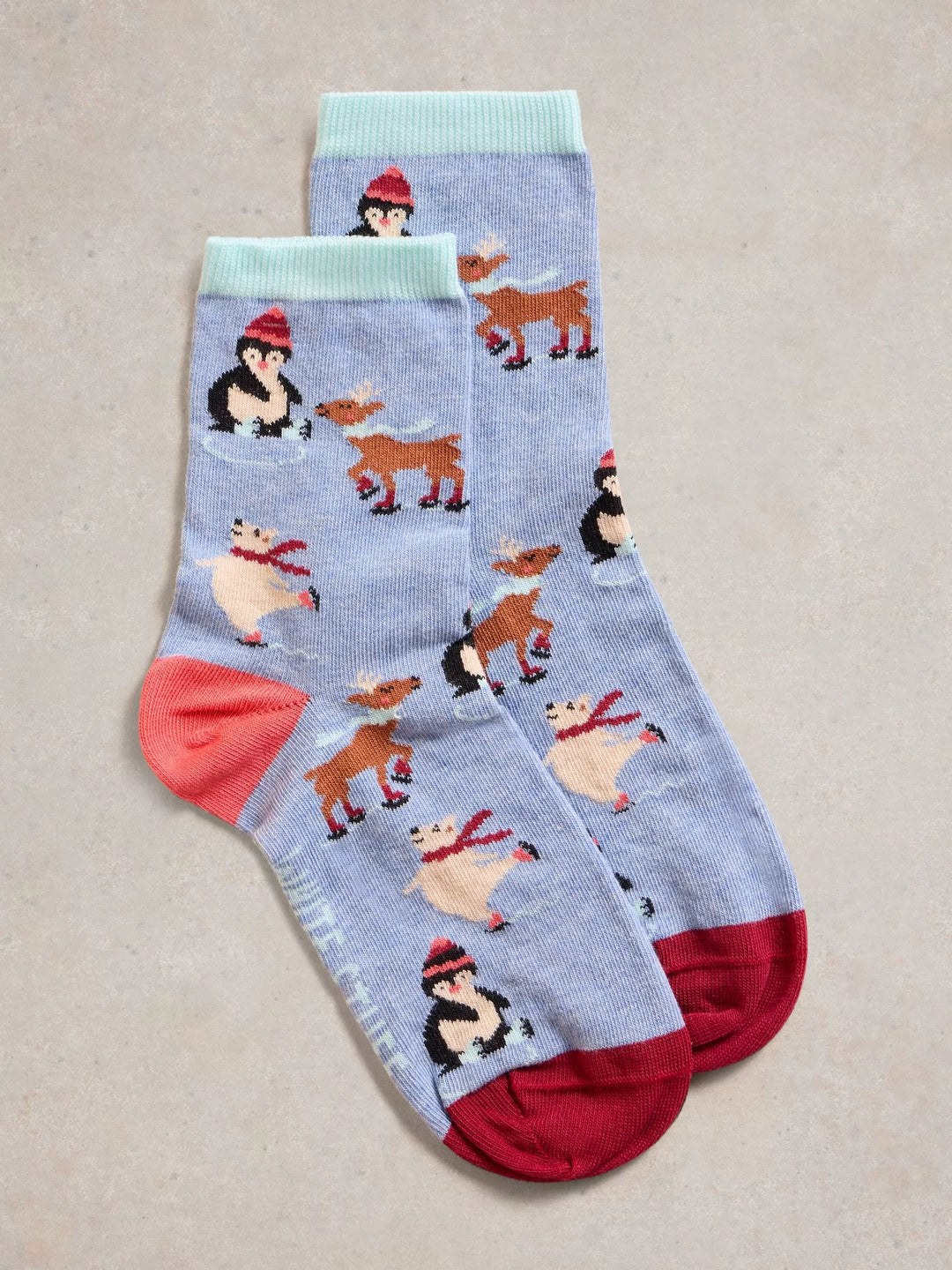 Cracker - Chaussettes cadeau avec animaux en patins