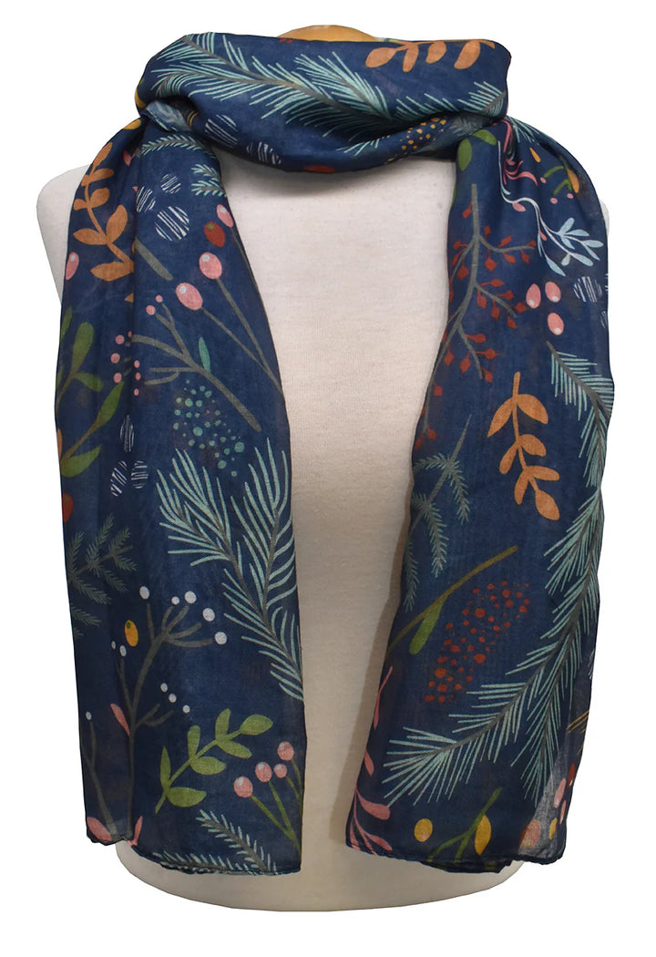 Foulard feuilles et branches