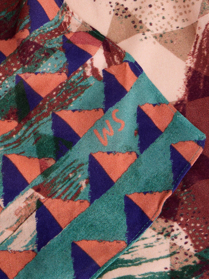 Foulard motif de collage