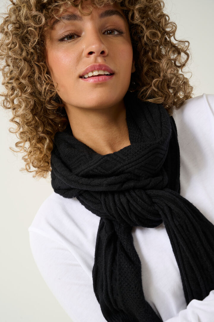 Foulard tricot croisé