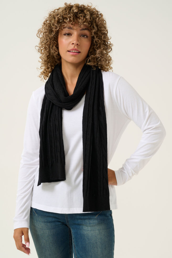 Foulard tricot croisé