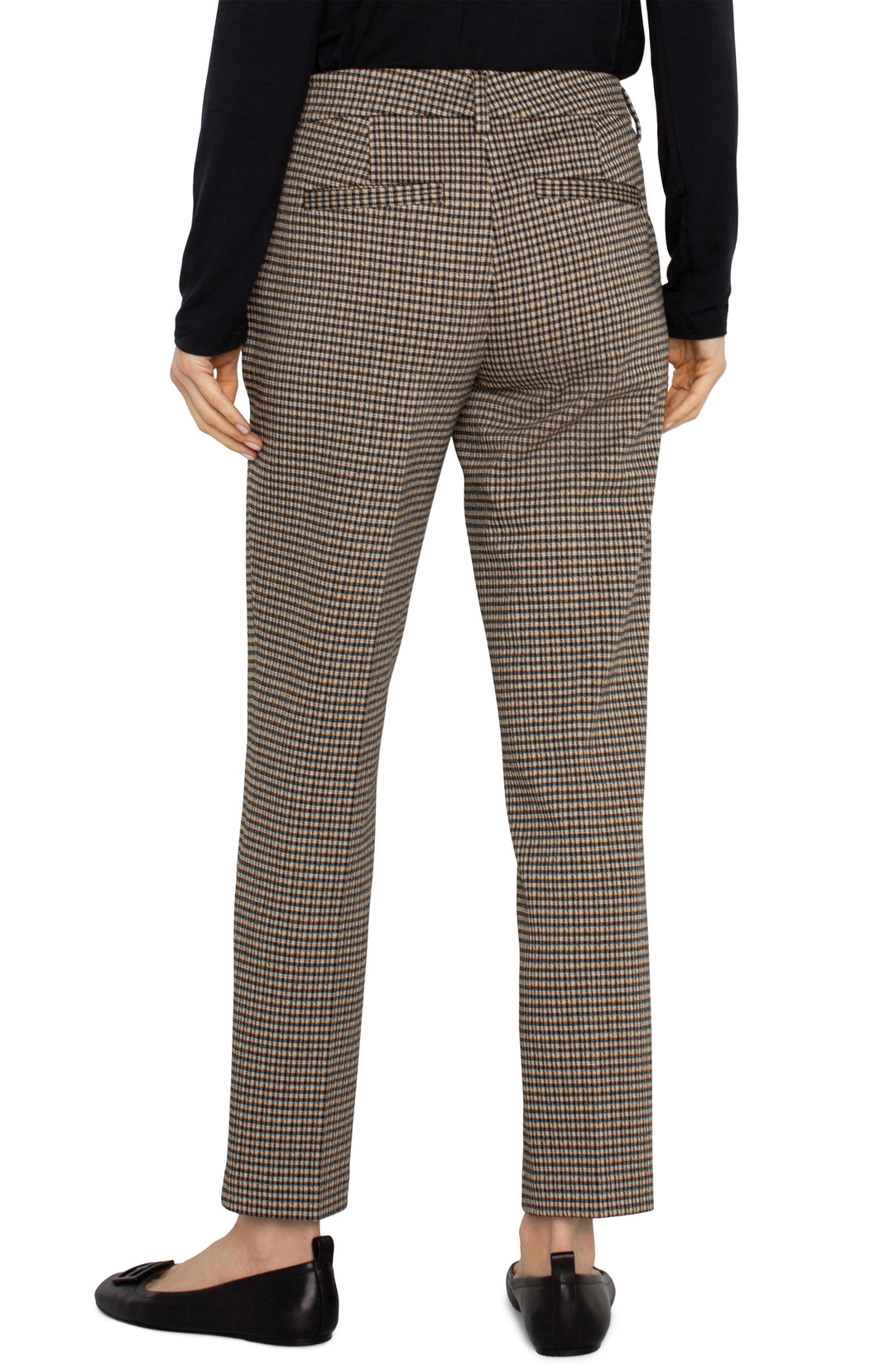 Pantalon chic et confortable avec minis carreaux