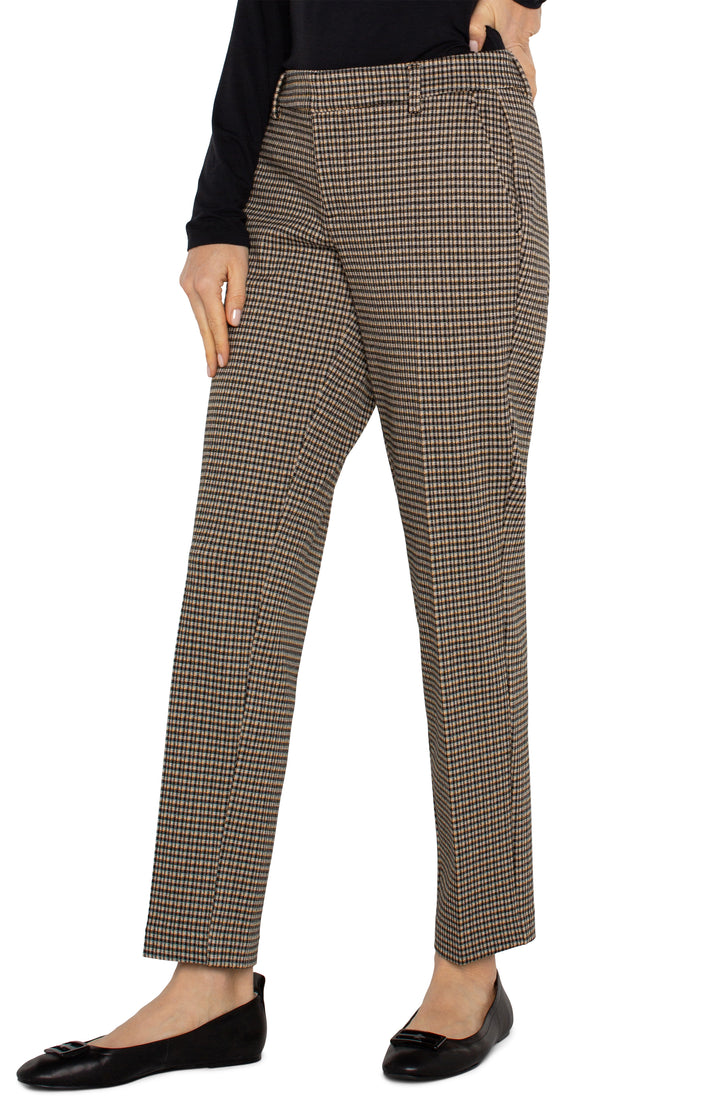 Pantalon chic et confortable avec minis carreaux