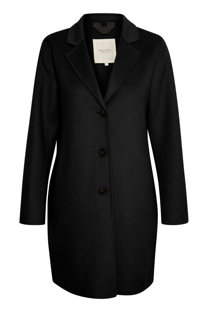 Manteau classique en laine recyclé