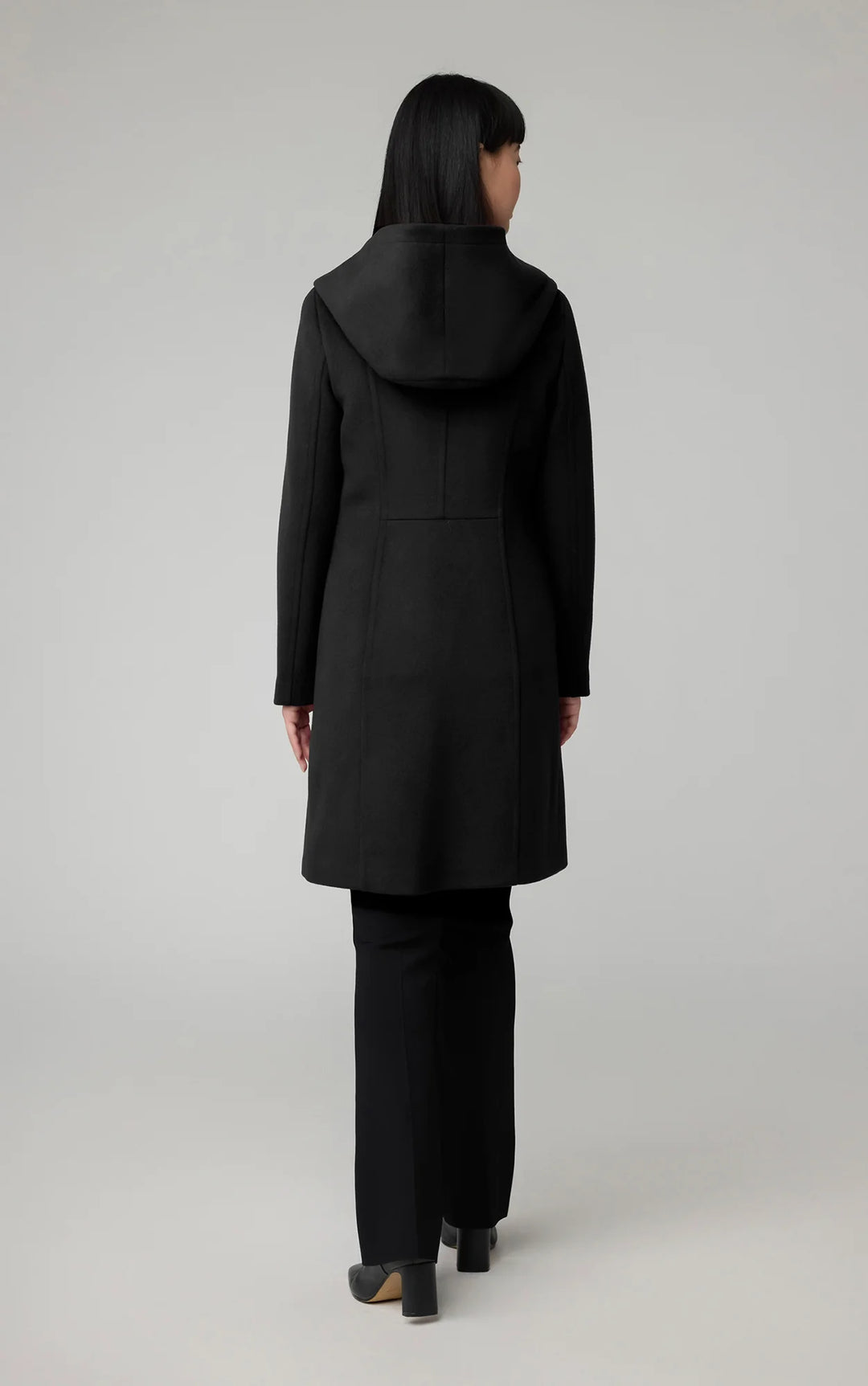 Manteau long avec capuchon