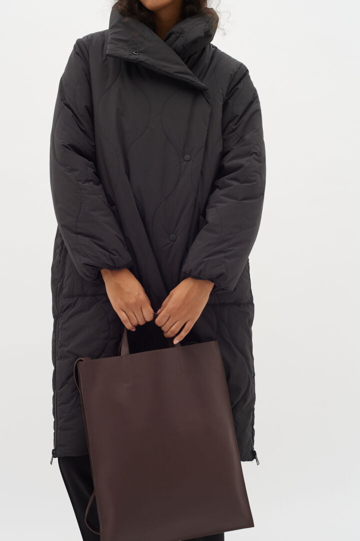 Manteau puffer enveloppant