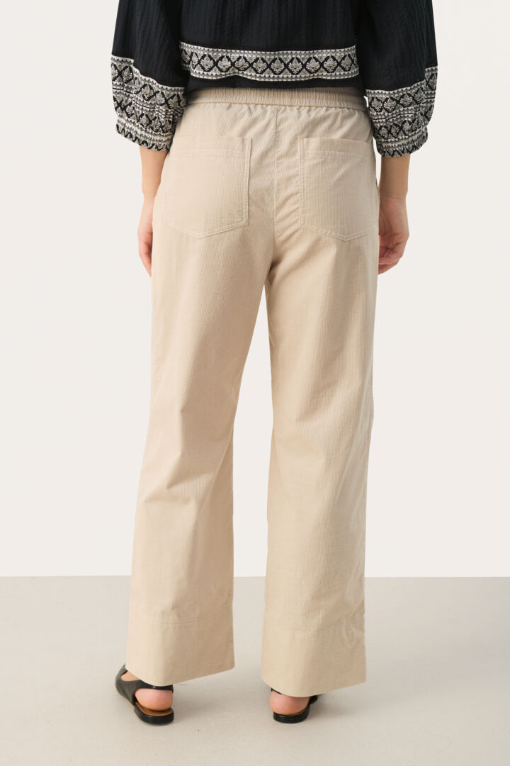 Pantalon décontracté en coton