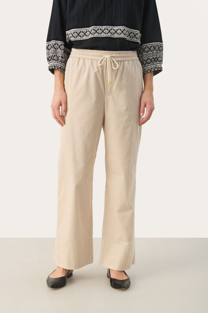 Pantalon décontracté en coton