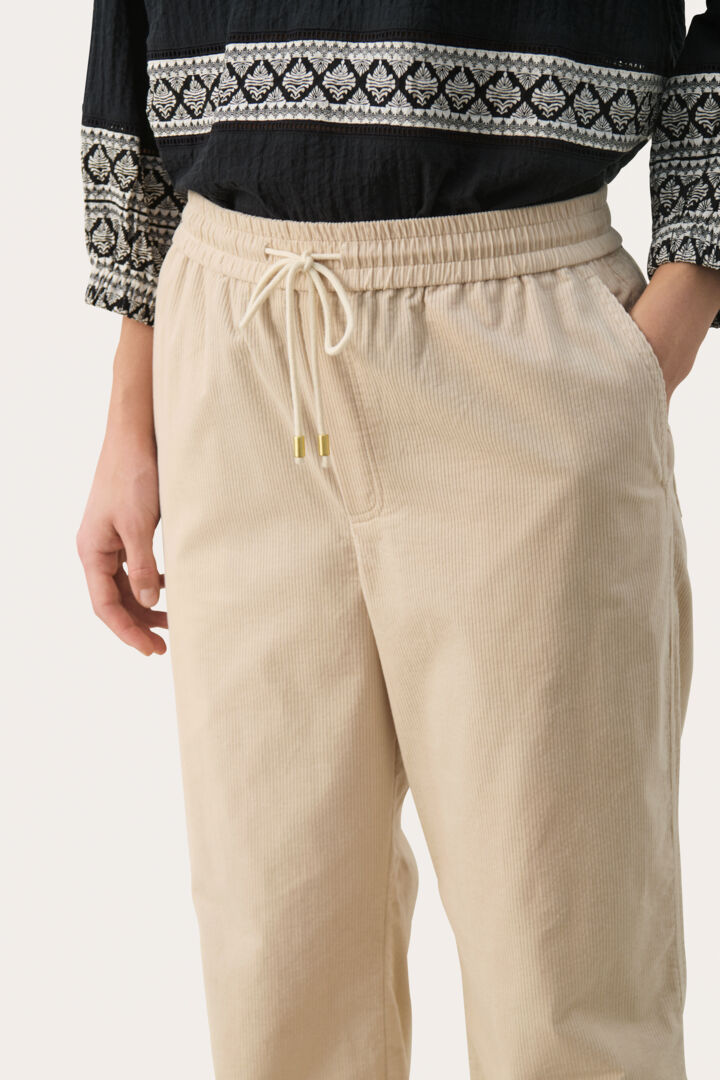 Pantalon décontracté en coton