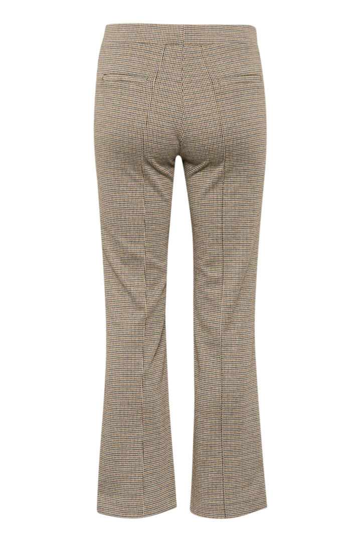 Pantalon doux à carreaux