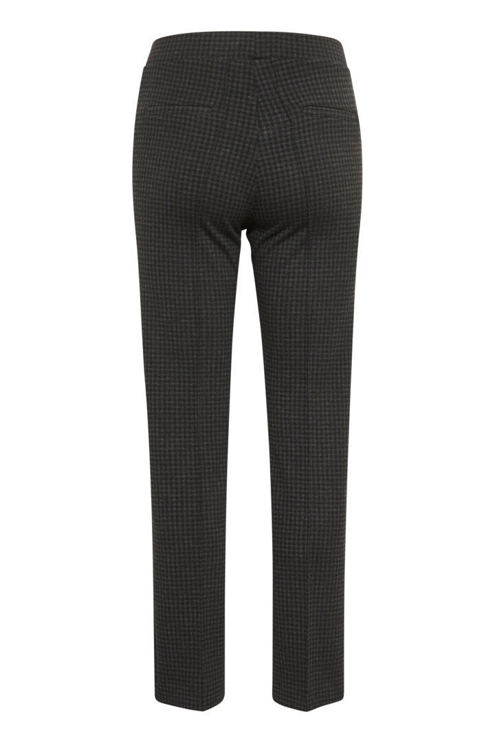 Pantalon doux à carreaux