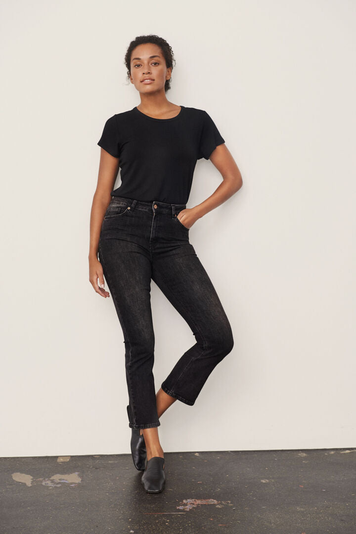 Pantalon en jean noir