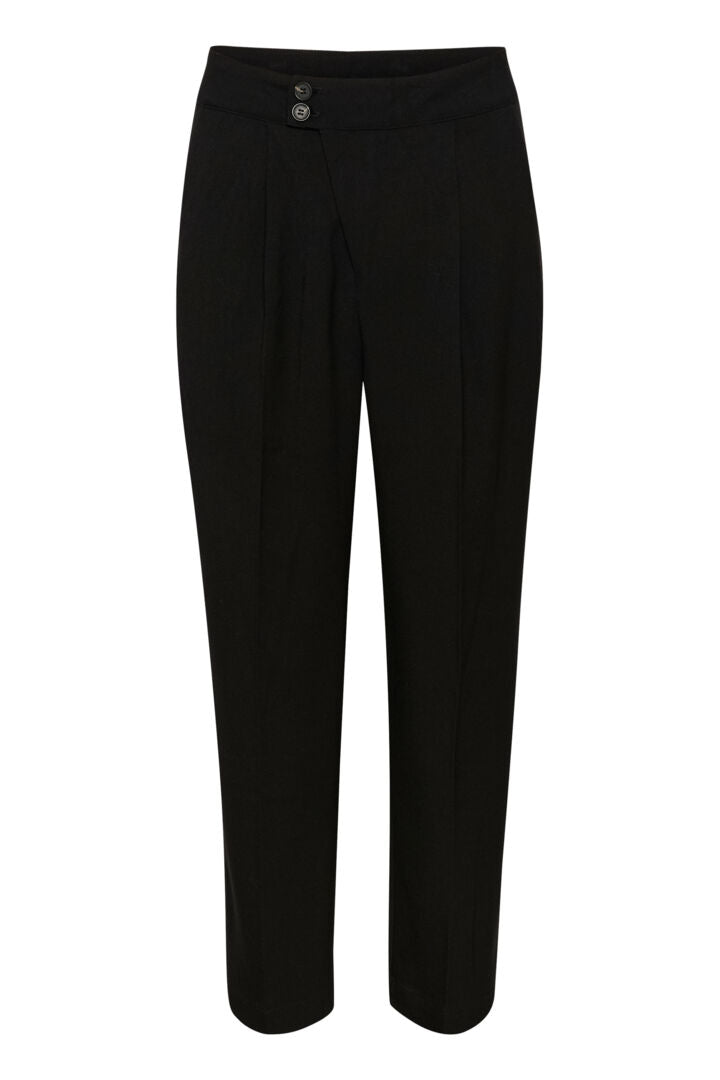 Pantalon de tailleur décentré