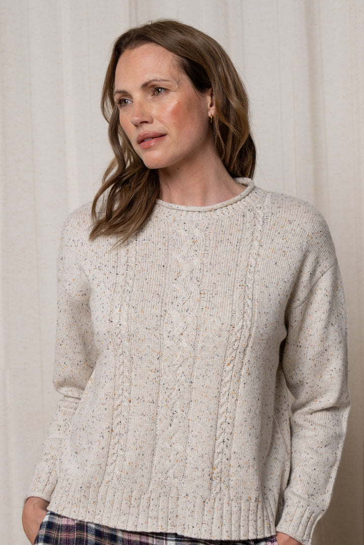 Pull en tricot neppy