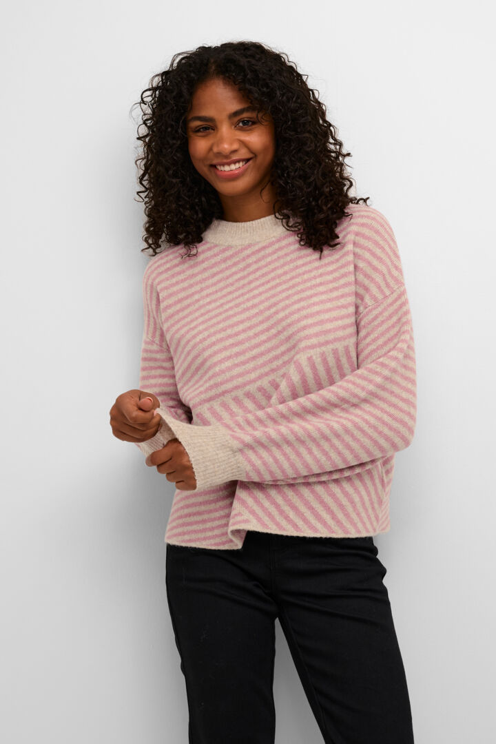 Pullover variation de lignes