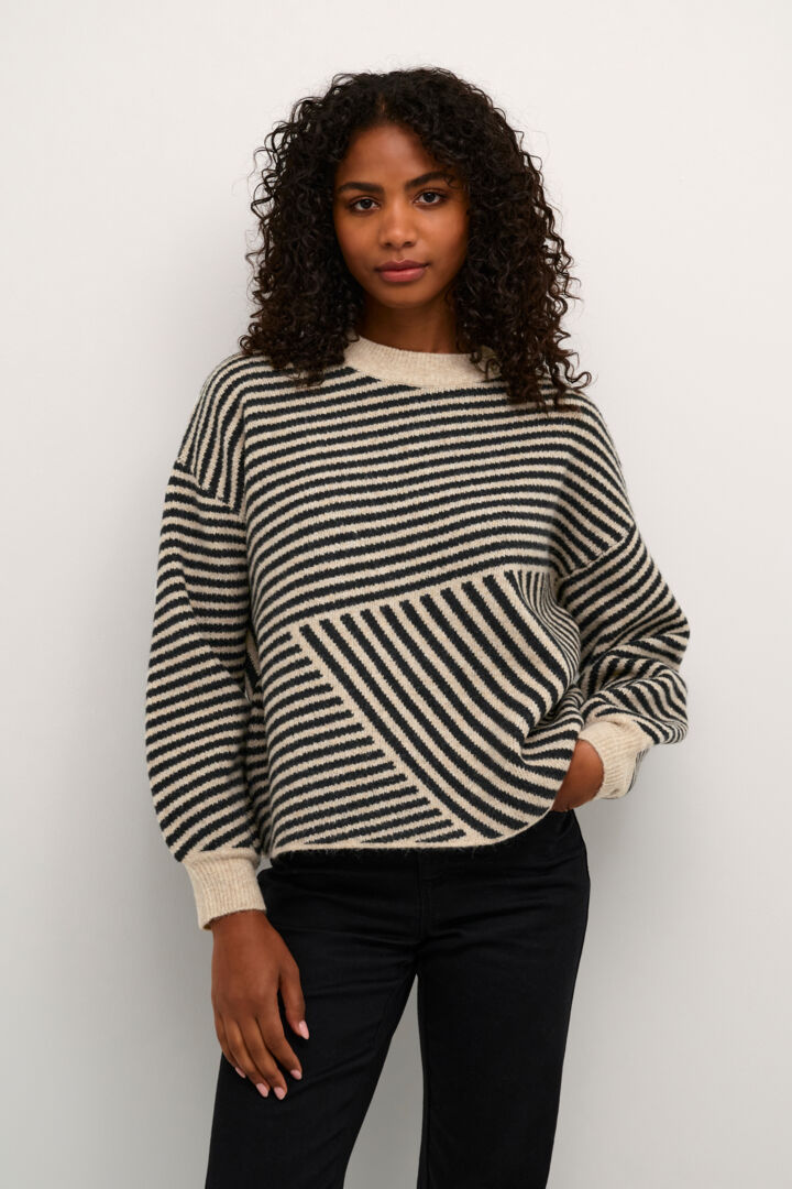 Pullover variation de lignes