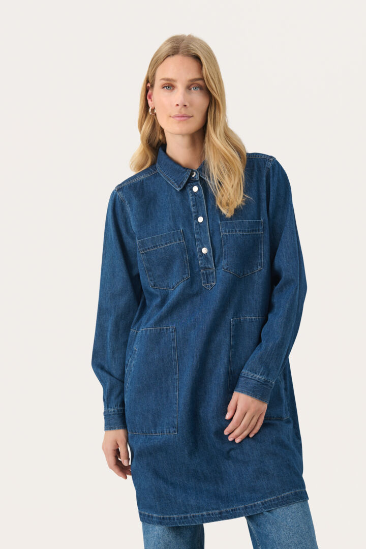 Robe légère en denim