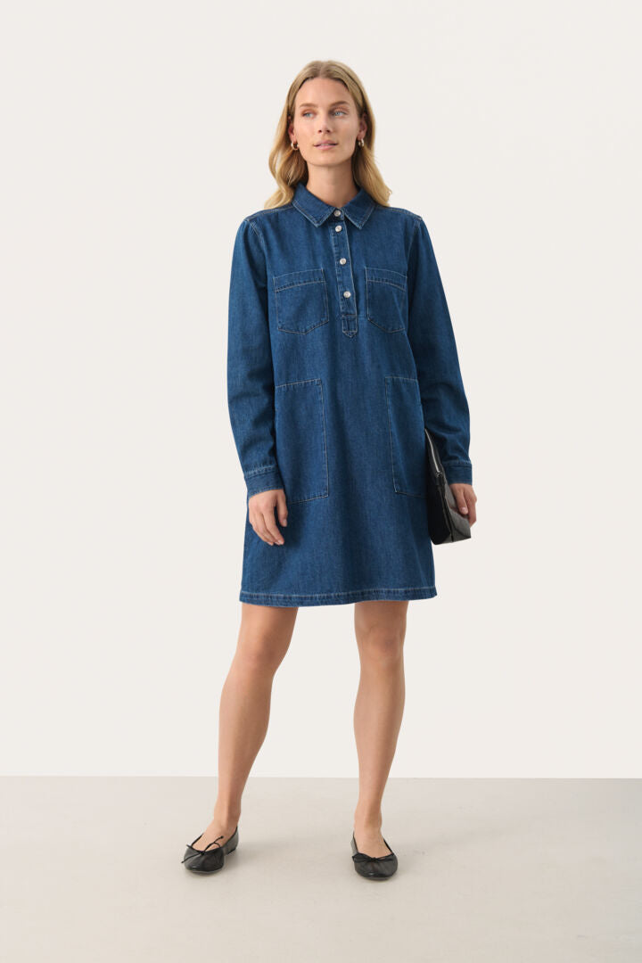 Robe légère en denim