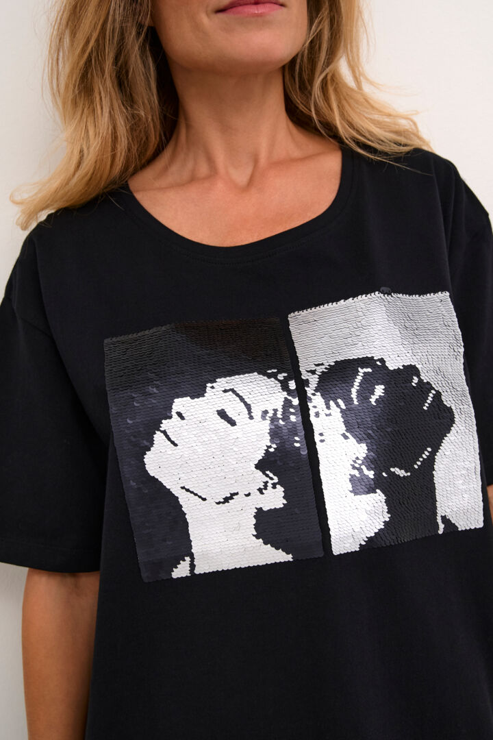 T-shirt avec impression de négatif photographique