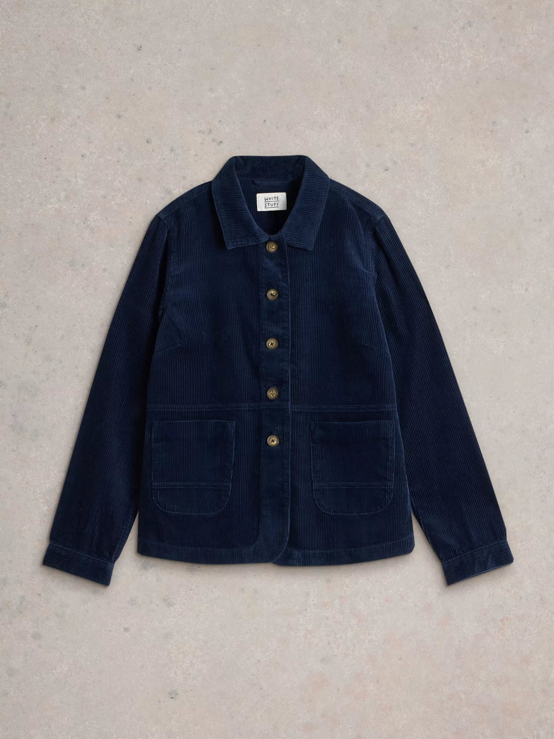 Veste en corduroy marine