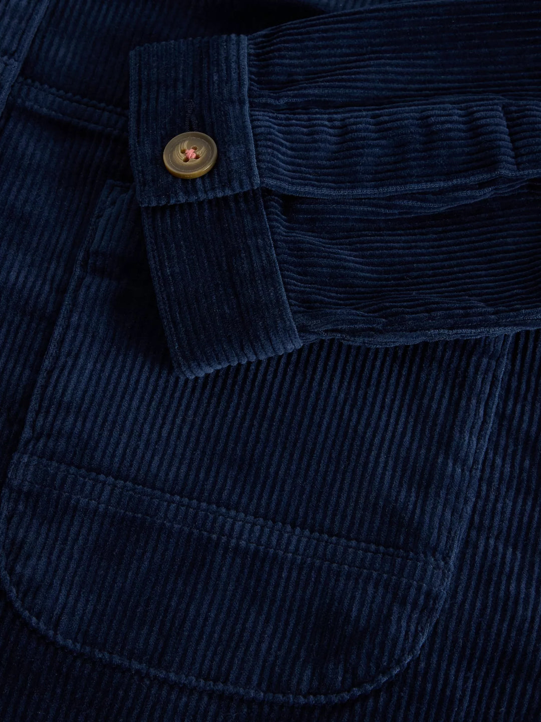 Veste en corduroy marine