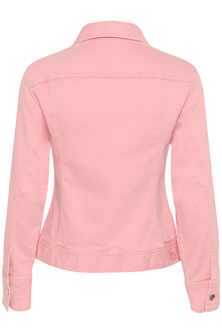 Veste en jeans rose bonbon