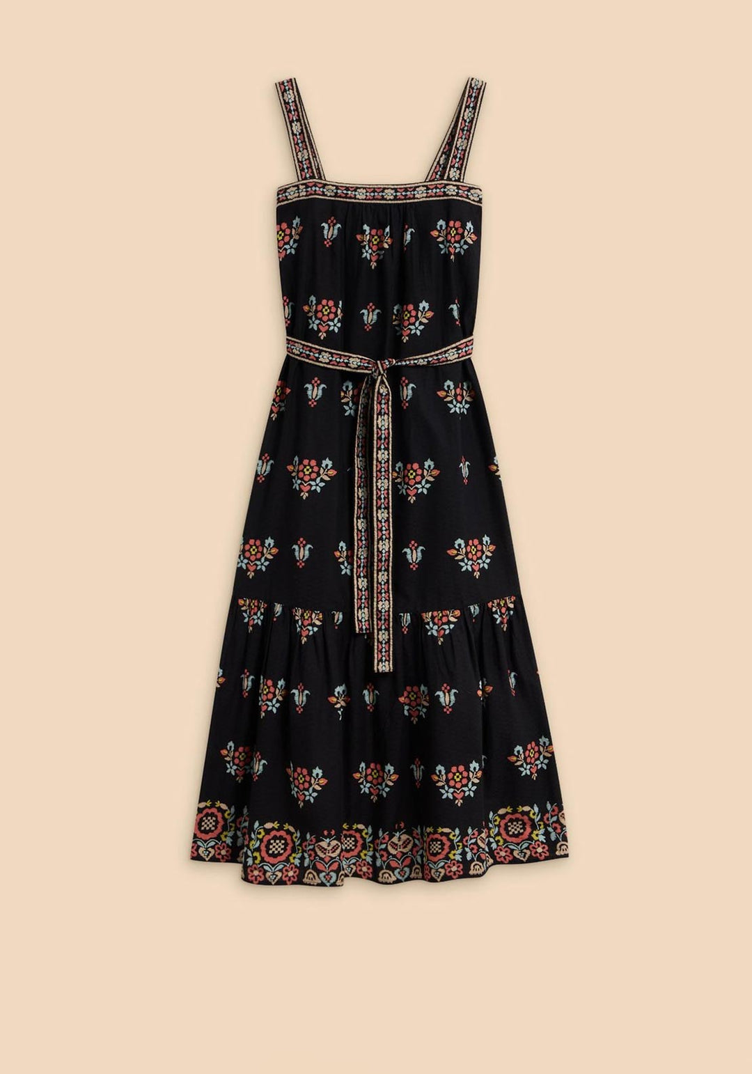 Robe bohème avec petits motifs