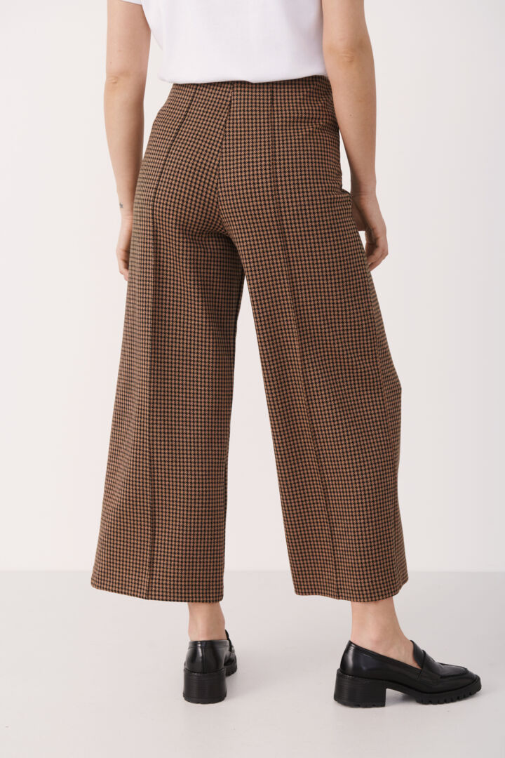 Pantalon palazzo à plis