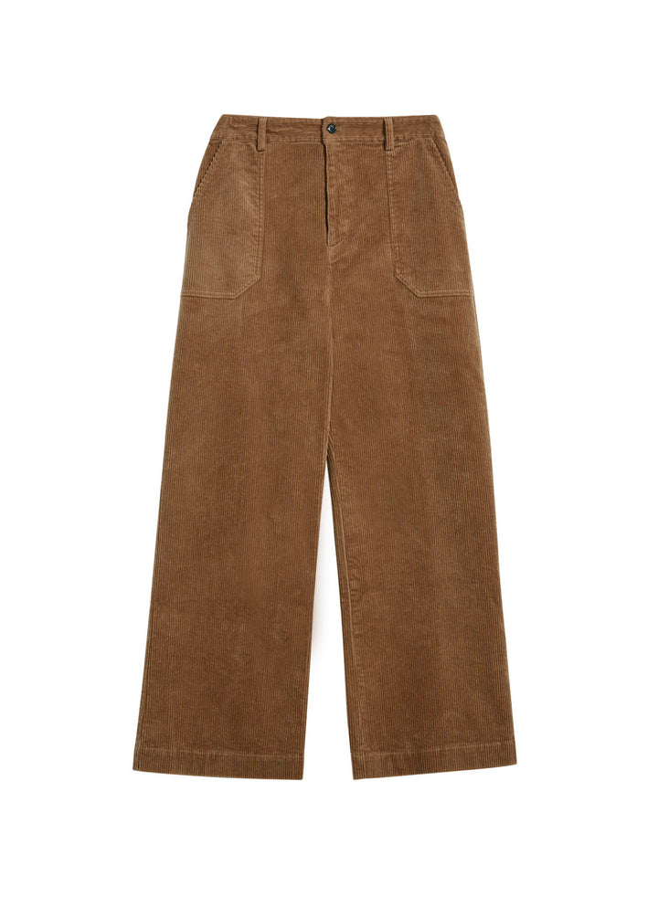 Pantalon corduroy à jambe évasée